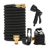 Furtun de grădină flexibil 15M, furtun de apă extensibil, furtun de grădină flexibil cu adaptor de duză cu 8 funcții, furtun flexibil fără &icirc;ndoituri,