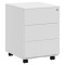 SONGMICS Dulap mobil rollbox pentru birouri, 3 sertare pentru documente, corp pre-asamblat, 45x39x54 cm, alb Household NewTrend