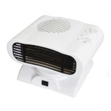 Aeroterma Elbee FH-01, 2000 W, LED, termostat, design compact, Alb, General