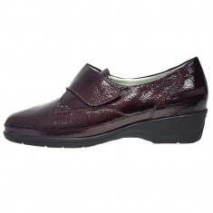 Pantofi dama, din piele naturala, marca Waldlaufer, 442620-30-04, bordo , marime: 37 foto