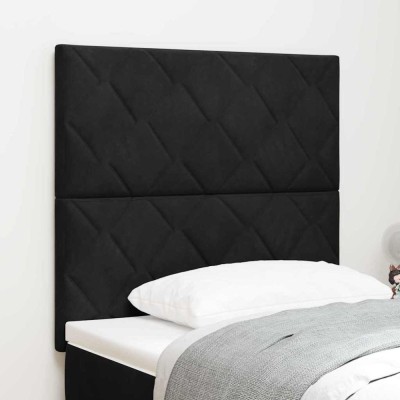 Tăblie LED cu lumini cu bandă LED Manual Negru 100 cm Catifea foto