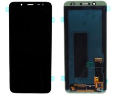 Display Samsung Galaxy J6 2018 J600 Display Service Pack Black Negru