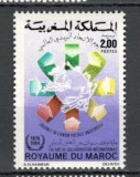 Maroc.1984 Ziua Postei MM.129, Nestampilat