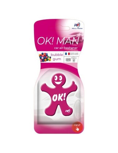 Odorizant auto Real Fresh, OK!MAN Polimer Bubble Gum