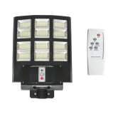 Lampa solara LED 600W cu panou solar 18W, baterie LifePo4 3.2V/15Ah, 6500K, 2090lm, senzor de miscare, telecomanda IP65 Breckner Germany