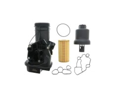 Carcasa filtru ulei Audi A1 8X 2010-2018 A3 8P 2003-2015 A4 B7 2004-2008 A6 C6 2004-2011 TT; Seat Altea Altea XL Exeo Leon 1P, Toledo III 5P; Skoda O