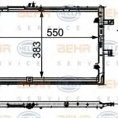 Condensator / Radiator aer conditionat OPEL COMBO Combi (2001 - 2016) HELLA 8FC 351 300-621