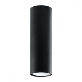 Lustră De Tavan Lagos Negru Oțel 1 Bec Tub Modern De Interior
