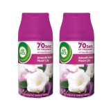 Set rezerve odorizant Freshmatic, Air Wick, Velvet Satin si Crin de noapte, 2 x 250ml