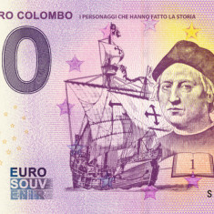 !!! 0 EURO SOUVENIR - ITALIA , CRISTOFOR COLUMB - 2019.1 - UNC