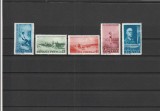 ROMANIA 1938 LP127 CENTENARUL PICTORULUI NICOLAE GRIGORESCU SERIE MNH NESTAMPILATA