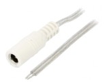 Cablu Electric 2x0,5mm2 Soclu DC 5,5/2,1 Transparent, Bq Cable