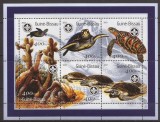 GUINE-BISSAU 2001 FAUNA BROASTE TESTOASE ( bloc dt.) MNH, Nestampilat