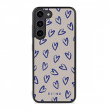 Husa Samsung Galaxy S23+ Plus - Skino Forever Love, inimi albastru bej