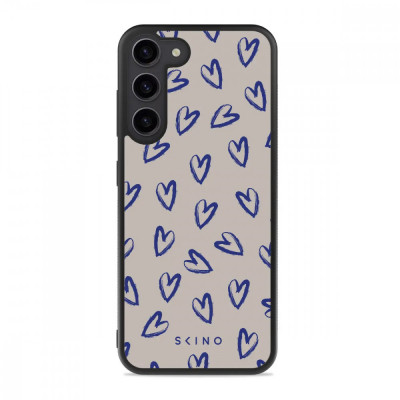 Husa Samsung Galaxy S23+ Plus - Skino Forever Love, inimi albastru bej foto