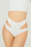 GS1161-221 Chilot tanga cu talie inalta si decupaje, L, M, S, XL