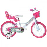 Cumpara ieftin Bicicleta pentru copii Hello Kitty DB-164R-HK2 Dino Bikes, 16 inch for Your BabyKids