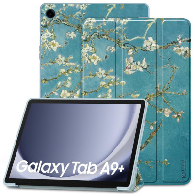 Husa Tech-Protect Smartcase pentru Samsung Galaxy Tab A9+ Plus 11.0 X210/X215/X216 Sakura foto