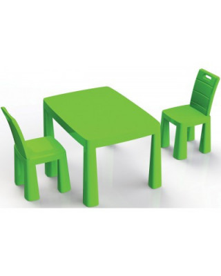 Set masa copii si scaune MyKids 0468/2 Verde foto