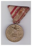 Medalia comemorativa austriaca a WW I 1914-1918, cu panglica