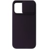 Husa spate Nillkin CamShield Silky, magnetic, visiniu inchis, pentru Apple iPhone 15 Pro Max