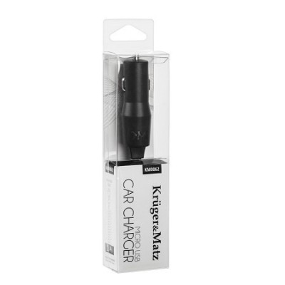 Alimentator auto microUSB, 1000 mA, 5V, Negru foto