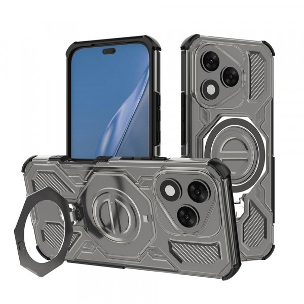 Husa pentru Honor 400 Lite, Techsuit, Carbon Shield Pro, Neagra Deschisa