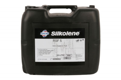 Ulei de amortizor de amortizare Silkolen RSF 5 SAE 5W 20L ISO 22 la transmisii și suspensii din spate foto
