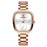 Cumpara ieftin Ceas de dama Poedagar CS1893, otel inoxidabil, rose gold, cadran alb