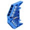 Conector Șine 1.5mm2 16 Borne Albastru 17.5A