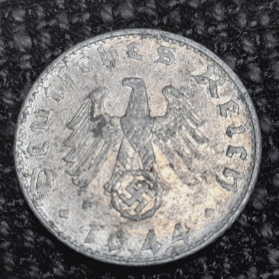 Germania Nazista 50 reichspfennig 1944 B (Viena) foto