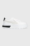 Puma sneakers din piele Mayze Stack Wns culoarea alb 384363