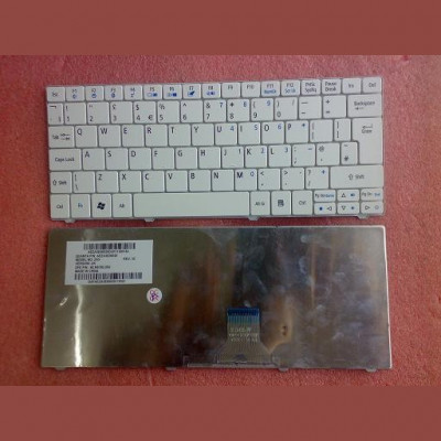 Tastatura laptop noua ACER One 751 1410 1810T White UK foto