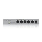 SWITCH ZyXel, MG-105, Gigabit/2500 x 5, carcasa metalica, &amp;quot;MG-105-ZZ0101F&amp;quot; (timbru verde 2 lei)