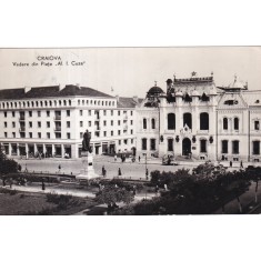 Craiova. Vedere din Piata Al. I. Cuza (circulata 1961)