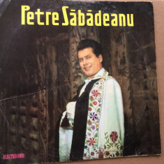 petre sabadeanu disc vinyl 10" album muzica populara folclor capalna EPD 1169 VG