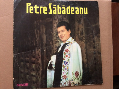 petre sabadeanu disc vinyl 10&amp;quot; album muzica populara folclor capalna EPD 1169 VG foto