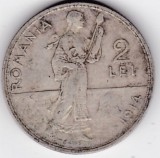 Moneda Argint Romania 2 Lei 1914 - Argint, Numismatica