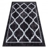 MIRO 51639.806 covor lavabil Trellis spalier anti-alunecare - negru, 120x170 cm