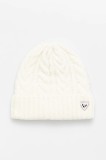 Rossignol căciulă culoarea alb, din tricot gros, RLLWH11U