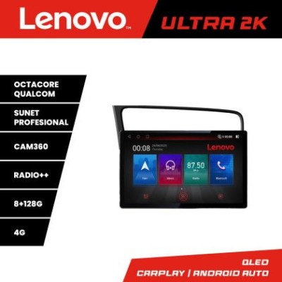 Navigatie VW Golf 7 N-491 ecran 13&amp;quot; 2K 8+128 Android Waze USB Navigatie 4G 360 Toslink Youtube Radio KIT-491+ED CarStore Technology foto