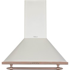 Hota decorativa retro Tesla DC600AIP, 60cm, Crem1 motor 190W, 630m3/h, 3 trepte, LED 2x2W