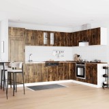 Cumpara ieftin Dulap bază Porto cu chiuvetă, stejar fumuriu 80x46x84,5 cm lemn