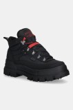 Buffalo bocanci Aspha Com Mid Hike Bs culoarea negru, 1430034-BLK