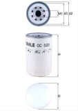 Filtru ulei MAHLE OC520