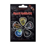 Cumpara ieftin Set 5 pene pentru chitara - Iron Maiden - Faces of Eddie | Rock Off