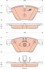 TRW GDB1882 Placute Frana COTEC, Frana Disc, BMW Seria 5