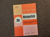 Gh. Mihoc, Micu - Matematica. Manual pentru clasa a XII TEORIA PROBABILITATILOR