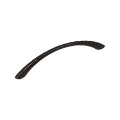 Maner pentru mobila, din metal, lungime 107 mm, distanta gauri 96 mm, maro texturat
