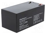 Acumul: plumb-acid 12V 3,3Ah AGM nu necesită &icirc;ntreţinere